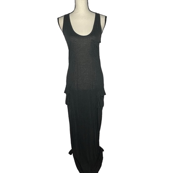 Johnny Was Pete & Greta Sleeveless Dark Heather Modal Maxi Dress NWT - Picture 4 of 16